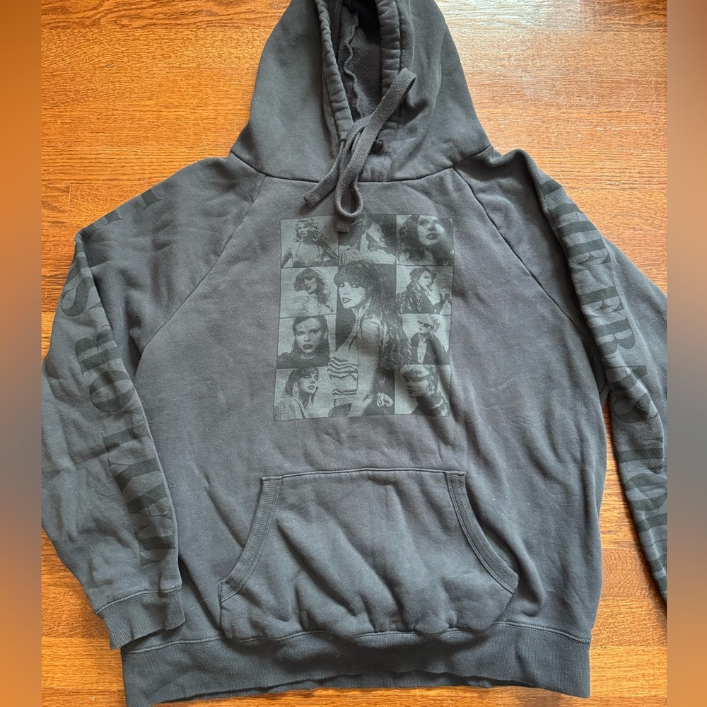Taylor Swift Charcoal Graphic Hoodie